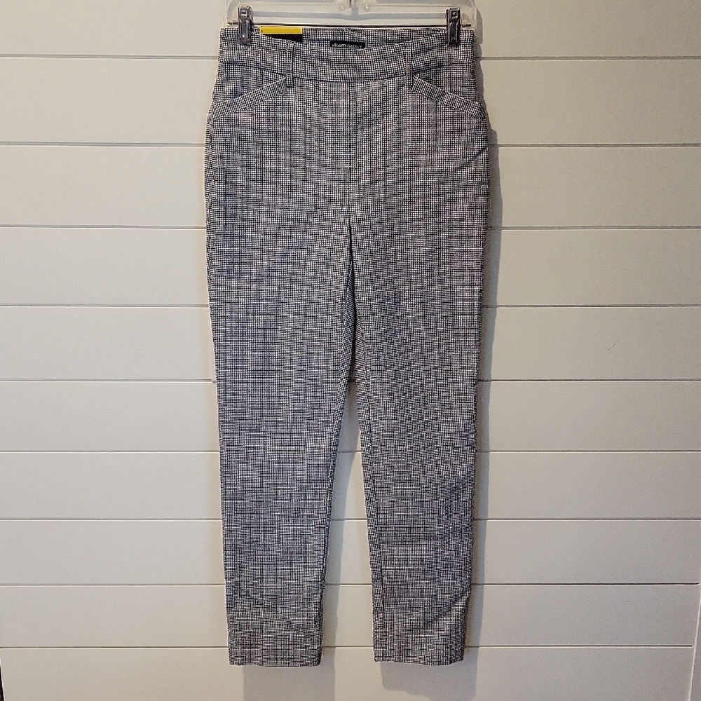 HILARY RADLEY PULL ON PANTS  S BLACK/WHITE